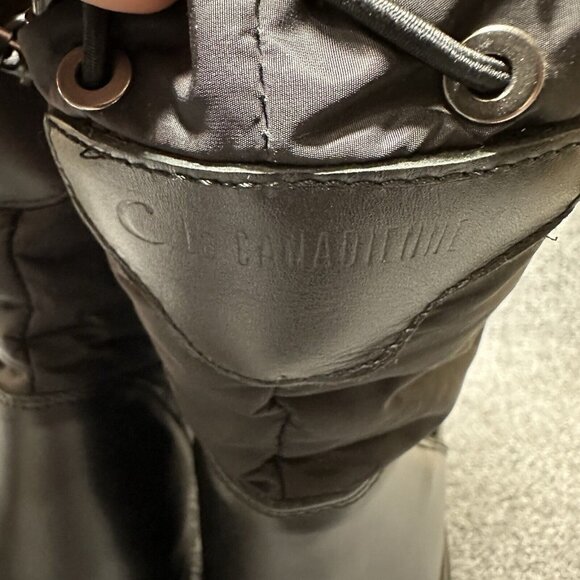 La Canadienne Elisha Pull On Quilted Waterproof Cold Weather Boots Wmns EU38 US8 - Picture 5 of 11